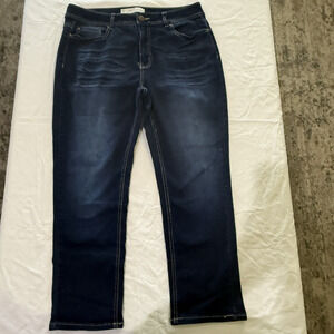 Celebrity Pink Women's Size 1/25 Mid Rise Ankle Skinny Blue Denim Jeans 0180